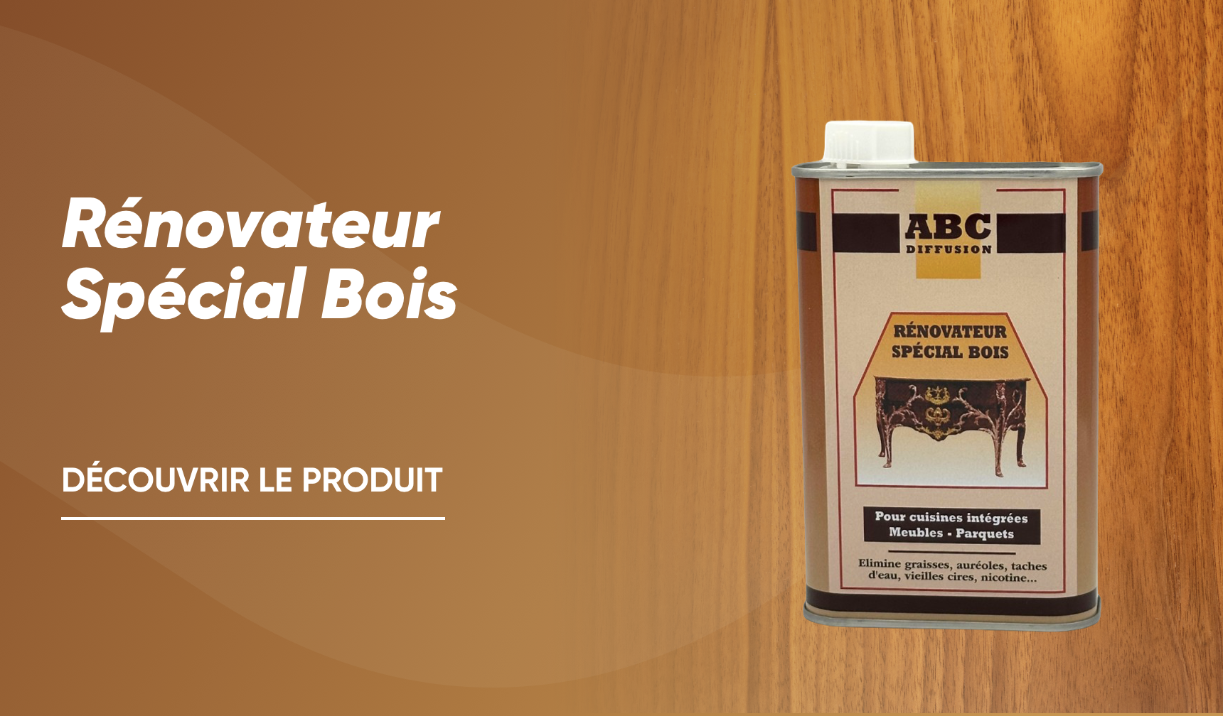 Rénovateur bois à base d'orange