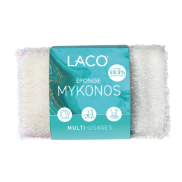 Éponge MYKONOS blanc – multi-usages