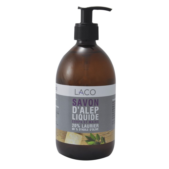 Savon d'Alep liquide : savon olive et laurier
