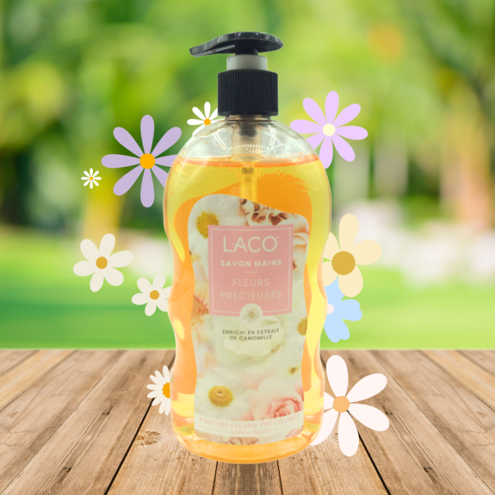 Savon pour les mains Rose et Aloe Vera