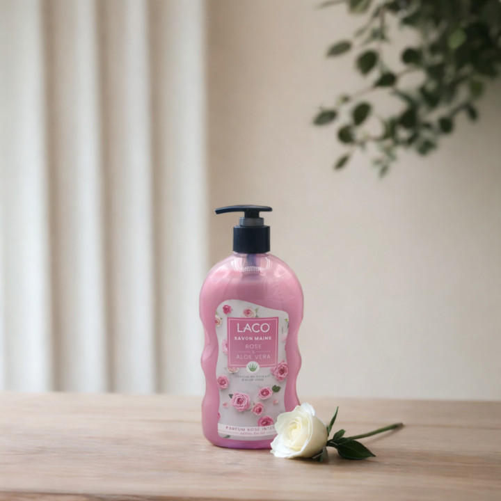 Savon pour les mains Rose et Aloe Vera