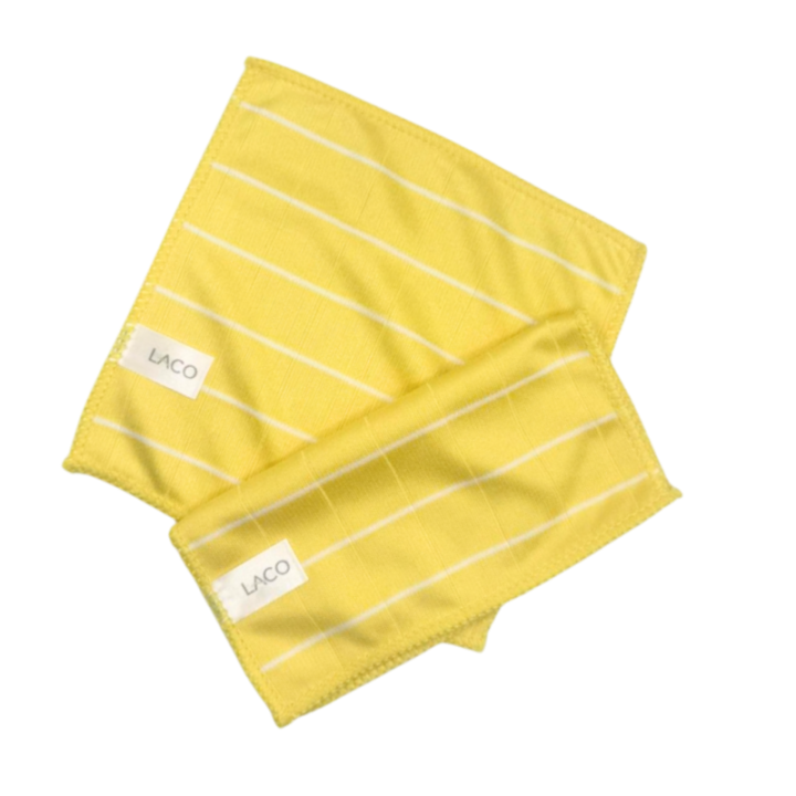 Nettoie-lunettes bambou Jaune | Nettoyer lunettes