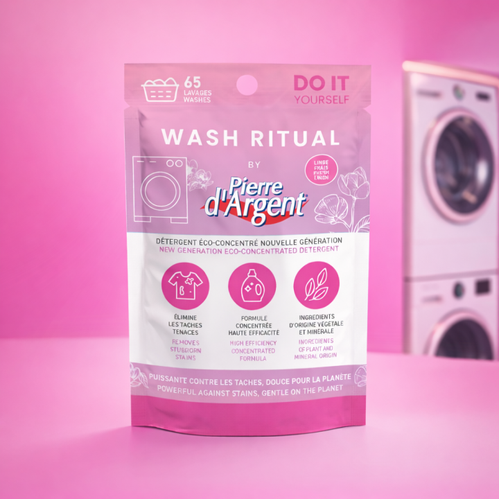 Lessive éco-concentrée 40g Wash Ritual – 65 lavages