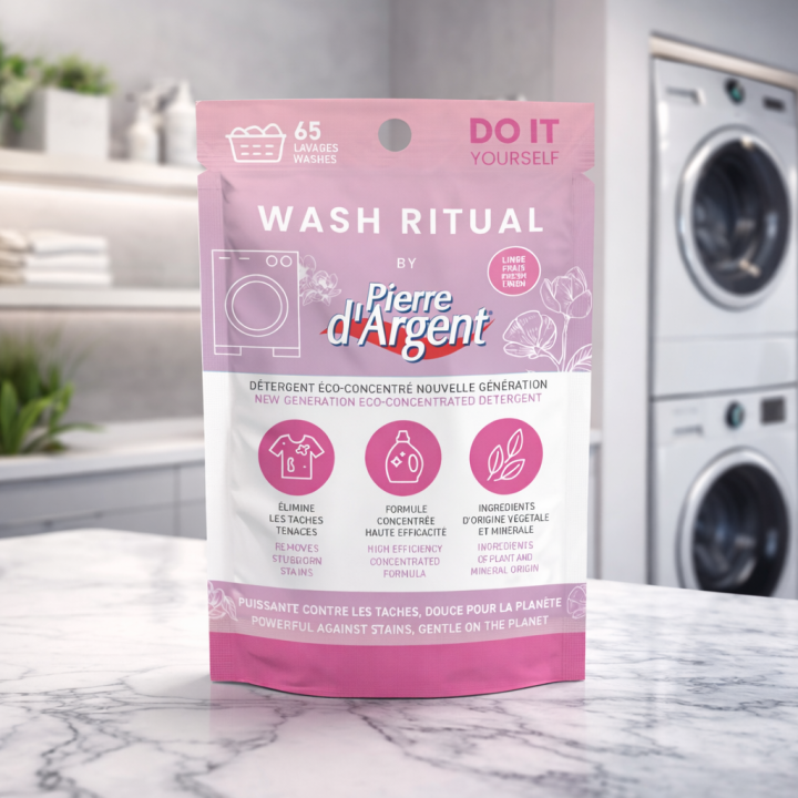 Lessive éco-concentrée 40g Wash Ritual – 65 lavages