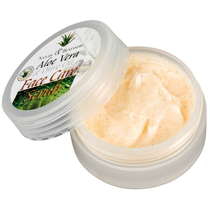 Crème exfoliante visage bio aux noyaux d'abricot