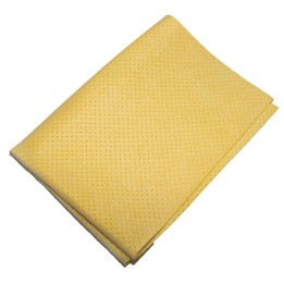 Peau de chamois synthétique perforée : lot de 2