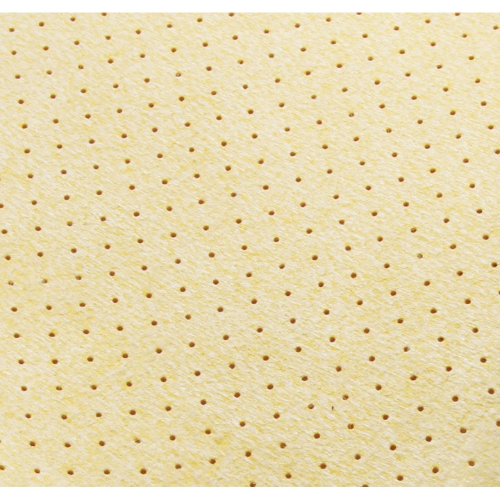 Peau de chamois synthétique perforée : lot de 2