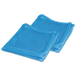 Chiffon microfibre tressée | Lot de 2 filets grattants
