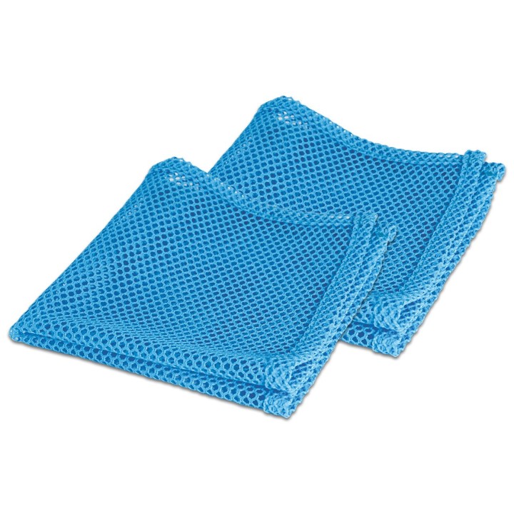 Chiffon microfibre tressée | Lot de 2 filets grattants