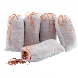 5 Bags of Moth-Repellent Red Cedar Wood | Natural Red Cedar Moth Repellent