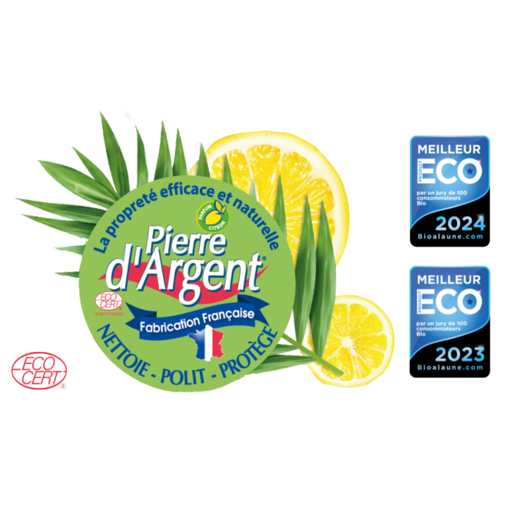 Pierre d'Argent Citron 300g | Pierre blanche