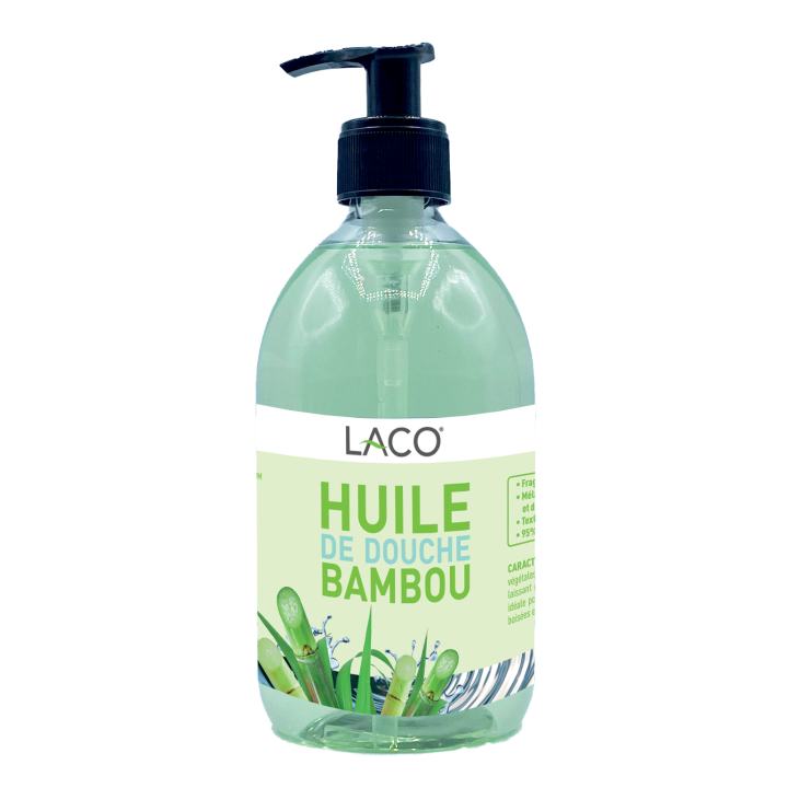 Huile de douche Bambou aux huiles végétales
