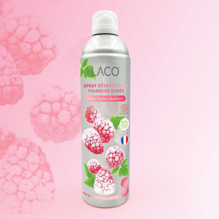Spray Désodorisant parfum Framboise Givrée