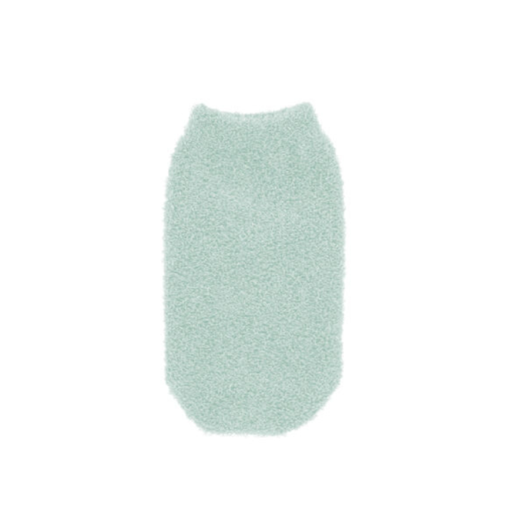 Lot de 2 gants exfoliants verts - exfoliation douce